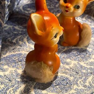 Vintage Enesco Japan deer salt and pepper shakers